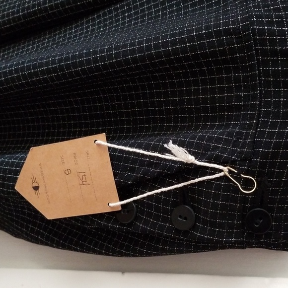 Romper Whimsy + Row black pin stripes - Picture 2 of 8